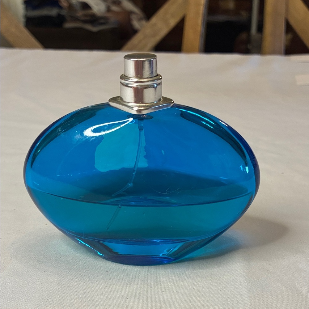 Elizabeth Arden Mediterranean Blue Glass Perfume Bottle